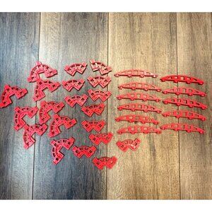 Rokenbok System Replacement Parts Red 31 Pieces Braces Factory Office